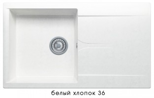 Мойка Gals-860 белый 50x20 Polygran GALS-860 №36 (Белый Хлопок)