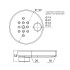 Мыльница Soap Dish хром 12x12x3.3 Iddis 100CP01i53