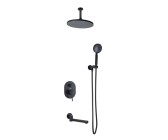 Душевая система Scandi черный Bronze de Luxe 14582/1B