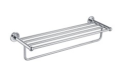 Полка для полотенец Nelson хром 66x20.6x14.1 Timo 150058/00