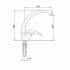 Смеситель для кухни GS0 белый 19x39x13 Mixline 526184