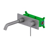 Смеситель для раковин Saona серый 8x24 Timo 2371/18SM Смеситель для раковин Saona серый 8x24 Timo 2371/18SM
