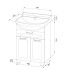 Тумба с раковиной Kantri 48.4x30.1x71 Iddis KAN50W3i95K