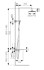 Душевая система Star черный 47x19x99 Kaiser 02182-2