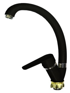 Смеситель для кухни черный Viko V-4124