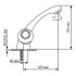 Смеситель для раковин ML0 хром 16x20x15 Mixline 529848