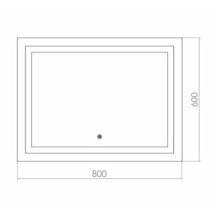 Зеркало Ливия 80x4x60 Mixline 533668