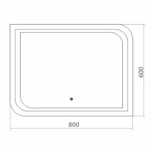 Зеркало Персей 80x4x60 Mixline 533684
