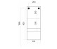 Пенал Аврора 30x25x90 Mixline 533850