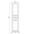 Пенал Прованс 35x28x196 Mixline 539597