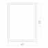 Зеркало Серенити 60x8x80 Mixline 539795