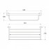 Полотенцедержатель Mirro хром 58x21.6x12.8 Iddis MIRMB00I48
