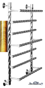 Полотенцесушитель электрический Q Braid electro бронза 50x67 Двин 4627170784224