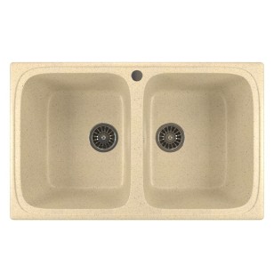 Мойка ML-GM23 бежевый 49.5x20 Mixline 525190