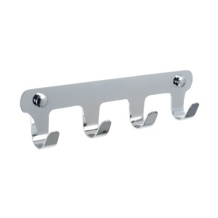 Планка настенная Practica хром 23x3x6 Fixsen FX-805-4