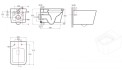 Унитаз подвесной Manno белый 35.5x35 Bravat C21201UW-RUS