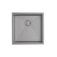 Мойка кухонная подстольного монтажа Edifice графит 44x20 Iddis EDI44G0i77