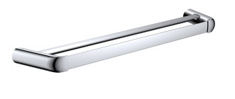 Полотенцедержатель двойной Flores хром 65x13.6x4.1 Rush FL08532A