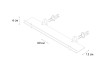Полка Europa хром 60x13x6 Fixsen FX-21803