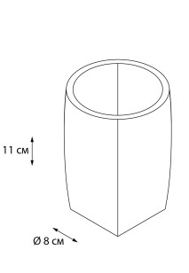 Стаканы Balk бежевый 7.5x7.5x10 Fixsen FX-270-3