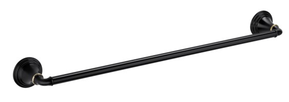 Полотенцедержатель Luksor черный сатин 62x7.5x6.2 Fixsen FX-71601B