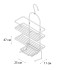 Полка прямоугольная никель-хром 25x10x49 Fixsen FX-870