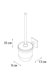 Ершик Square хром 9.5x12.2x34 Fixsen FX-93113
