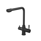 Смеситель для кухни черный 13.5x28x35.2 Rush MS9035-33Black