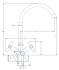 Смеситель для кухни Zurich хром 15.7x18.5x30.8 Esko ZH 519