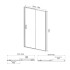 Душевая дверь Zodiac 110x6x195 Iddis ZOD6CS1i69