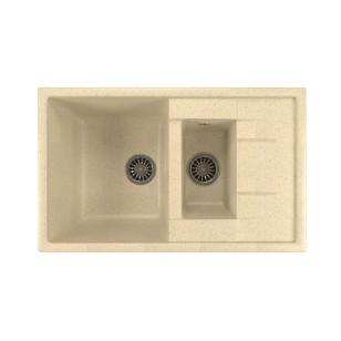 Мойка ML-GM22 бежевый 49.5x19.6 Mixline 525182