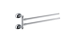 Полотенцедержатель поворотный Briz хром 44x6x14 Grampus GR-3002A