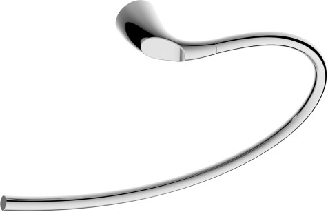 Полотенцедержатель полукольцо Devon хром 23x6.6x14.2 Rush DE75511