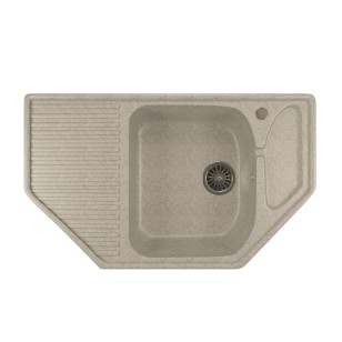 Мойка ML-GM24 серый 49x17 Mixline 525193