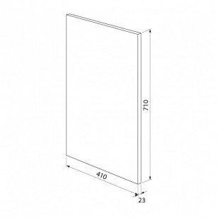 Зеркало Torr 41x2.3x71 Iddis TOR4000i98