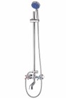Душевая система со смесителем хром 21x42.5x117 Fauzt FZs-302