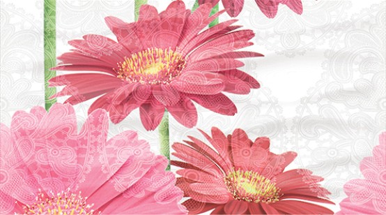 Декор Ceradim Gerbera Panno B 25x45