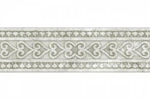 Бордюр Absolut Keramika Papiro White Cenefa B 9.8х29.8