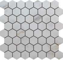 Мозаика Carbis Hex Gold MTX Rect