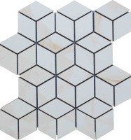 Мозаика Keratile Syros Cube Gold 23.8x27.2
