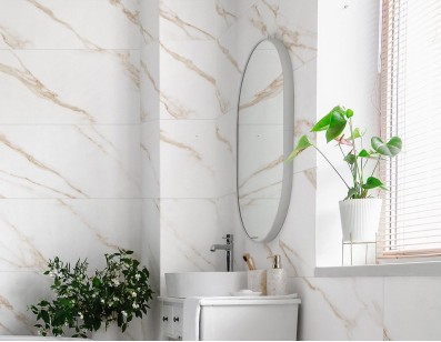 Керамогранит Global Tile Amorantes Белый 40x80 GT408017403MSR11