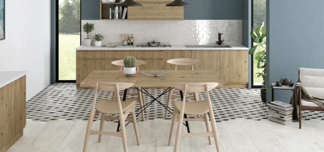 Керамогранит Ibero Ceramicas Artwood Black Mate 20x120