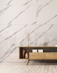 Керамогранит Global Tile Carrara Bronze Белый 60x120 GT120606503PR/32