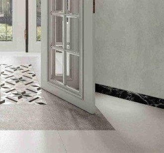 Керамогранит ProGres Ceramica Chantilly Cemento Deco Серый 45x45 737479