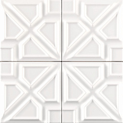 Плитка Ceramiche Grazia Formelle Milano Bianco 13x13 настенная MILA1