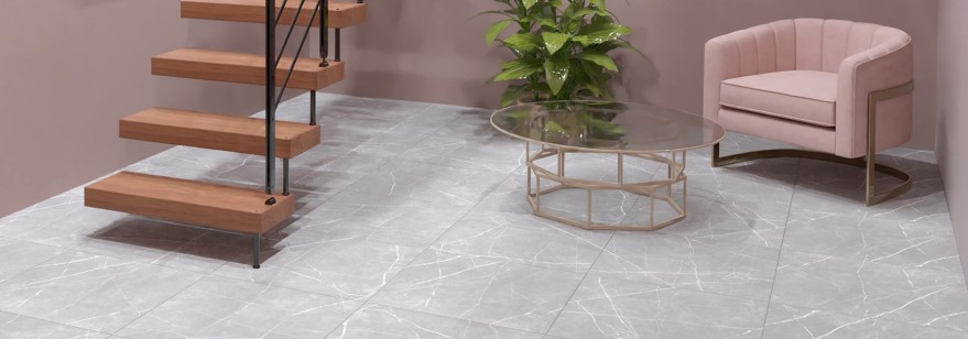 Керамогранит ProGRES Ceramica Marble Line Grey Серый Светлый 60x60 NR0382