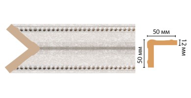 Угол Decomaster 142-19D (50x50x2400 мм)
