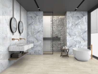 Бордюр Global Tile Listello Серебро 1.2x60 GTS12600CS
