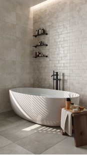 Плитка Global Tile Quarto Серая 30x60 настенная GT213VG