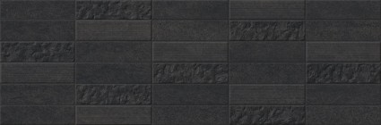 Плитка Omnia Spirit Mosaico Negro 25x75 настенная